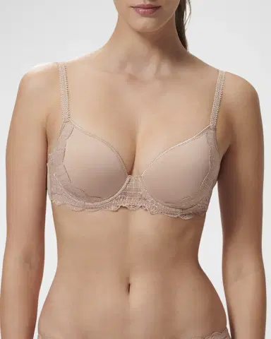 Simone Pérèle Reve Lace Plunge Bra | Thumbnail 1 Simone Pérèle Reve Lace Plunge Bra | Thumbnail 1