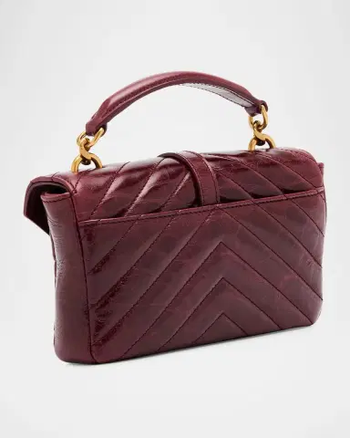 Saint Laurent College Mini YSL Quilted Top Handle Bag | Thumbnail 2 Saint Laurent College Mini YSL Quilted Top Handle Bag | Thumbnail 2