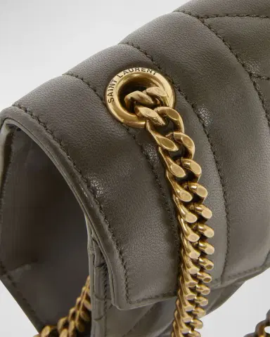 Saint Laurent Envelope Triquilt Small YSL Shoulder Bag in Smooth Leather | Thumbnail 4 Saint Laurent Envelope Triquilt Small YSL Shoulder Bag in Smooth Leather | Thumbnail 4