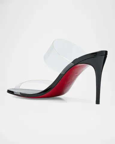 Christian Louboutin 85mm Just Nothing Clear Slide Sandals | Thumbnail 4 Christian Louboutin 85mm Just Nothing Clear Slide Sandals | Thumbnail 4