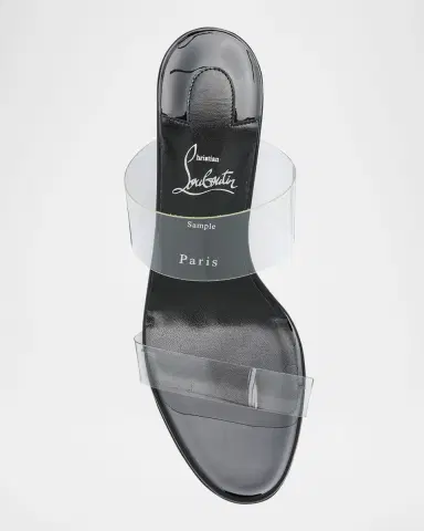 Christian Louboutin 85mm Just Nothing Clear Slide Sandals | Thumbnail 6 Christian Louboutin 85mm Just Nothing Clear Slide Sandals | Thumbnail 6
