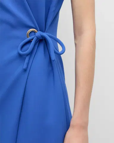 Giorgio Armani Wrap Midi Dress with Tie Detail | Thumbnail 5 Giorgio Armani Wrap Midi Dress with Tie Detail | Thumbnail 5