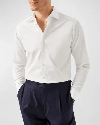 Eton Men's Slim Fit Elevated Twill Shirt | Thumbnail 3 Eton Men's Slim Fit Elevated Twill Shirt | Thumbnail 3
