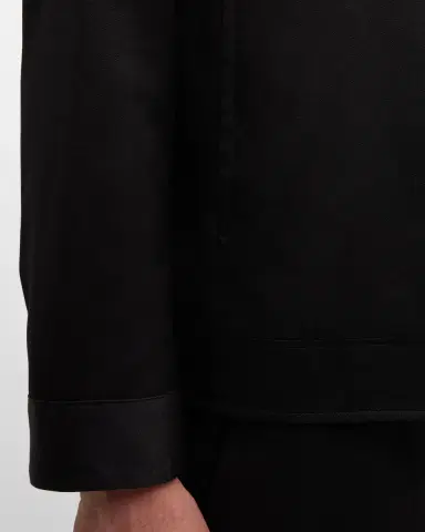Golden Goose Men's Luther Gabardine Coach Jacket | Thumbnail 6 Golden Goose Men's Luther Gabardine Coach Jacket | Thumbnail 6