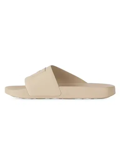Givenchy Men's Label Slide Mules in Rubber - Taupe | Thumbnail 4 Givenchy Men's Label Slide Mules in Rubber - Taupe | Thumbnail 4
