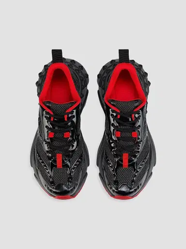 Christian Louboutin Men's So Flo Patent Leather Sneakers | Thumbnail 4 Christian Louboutin Men's So Flo Patent Leather Sneakers | Thumbnail 4