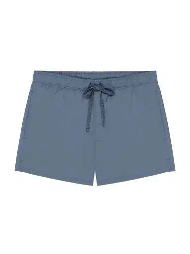 Givenchy Men's Swim Shorts with Paris Embroidery - Military Blue | Thumbnail 1 Givenchy Men's Swim Shorts with Paris Embroidery - Military Blue | Thumbnail 1