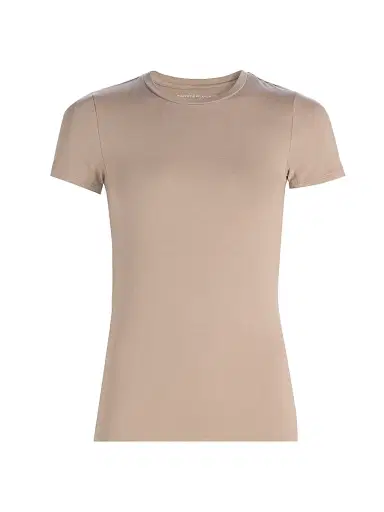 MAJESTIC FILATURES Women's Soft Touch Crewneck T-Shirt - Coffee Latte - Size Medium | Thumbnail 1 MAJESTIC FILATURES Women's Soft Touch Crewneck T-Shirt - Coffee Latte - Size Medium | Thumbnail 1