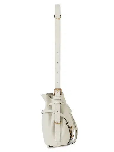 Givenchy Women's Small Voyou Bucket Bag in Shiny Leather - Ivory | Thumbnail 3 Givenchy Women's Small Voyou Bucket Bag in Shiny Leather - Ivory | Thumbnail 3