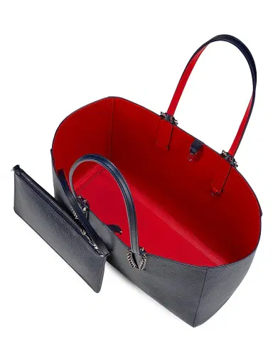 Christian Louboutin Women's Cabata Leather Tote Bag - Zaffiro | Thumbnail 3 Christian Louboutin Women's Cabata Leather Tote Bag - Zaffiro | Thumbnail 3