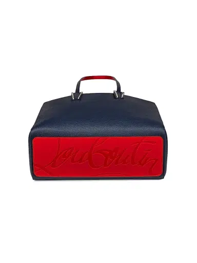 Christian Louboutin Women's Cabata Leather Tote Bag - Zaffiro | Thumbnail 4 Christian Louboutin Women's Cabata Leather Tote Bag - Zaffiro | Thumbnail 4