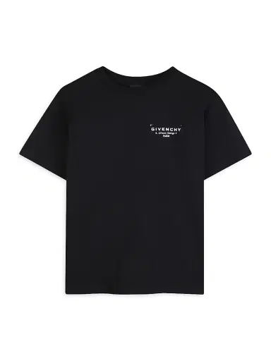 Givenchy Little Boy's & Boy's Logo-Print Cotton Jersey T-Shirt - Black | Thumbnail 1 Givenchy Little Boy's & Boy's Logo-Print Cotton Jersey T-Shirt - Black | Thumbnail 1