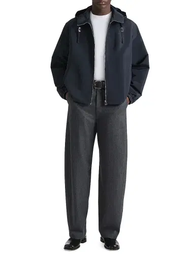 Givenchy Men's Windbreaker Jacket in Polyfaille Embroidered Paris - Navy - Size XXL | Thumbnail 4 Givenchy Men's Windbreaker Jacket in Polyfaille Embroidered Paris - Navy - Size XXL | Thumbnail 4