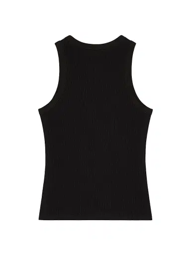 Givenchy Women's Slim Fit Tank Top in Cotton with Paris Print - Black | Thumbnail 3 Givenchy Women's Slim Fit Tank Top in Cotton with Paris Print - Black | Thumbnail 3