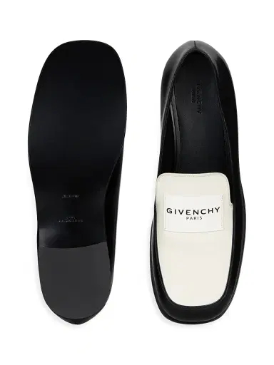 Givenchy Women's Tux Bicolor Loafers in Leather - Black White | Thumbnail 4 Givenchy Women's Tux Bicolor Loafers in Leather - Black White | Thumbnail 4