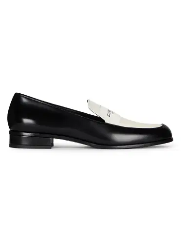 Givenchy Women's Tux Bicolor Loafers in Leather - Black White | Thumbnail 1 Givenchy Women's Tux Bicolor Loafers in Leather - Black White | Thumbnail 1