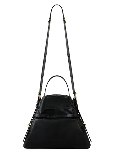 Givenchy Women's Small Voyou Bucket Bag in Shiny Leather - Black | Thumbnail 4 Givenchy Women's Small Voyou Bucket Bag in Shiny Leather - Black | Thumbnail 4