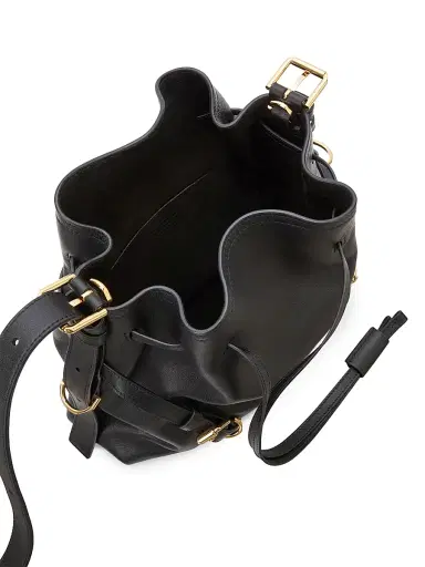 Givenchy Women's Small Voyou Bucket Bag in Shiny Leather - Black | Thumbnail 5 Givenchy Women's Small Voyou Bucket Bag in Shiny Leather - Black | Thumbnail 5