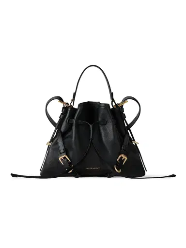 Givenchy Women's Small Voyou Bucket Bag in Shiny Leather - Black | Thumbnail 1 Givenchy Women's Small Voyou Bucket Bag in Shiny Leather - Black | Thumbnail 1
