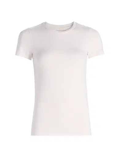 Majestic Filatures Women's Soft Touch Crewneck T-Shirt - Eau De Rose | Thumbnail 1 Majestic Filatures Women's Soft Touch Crewneck T-Shirt - Eau De Rose | Thumbnail 1