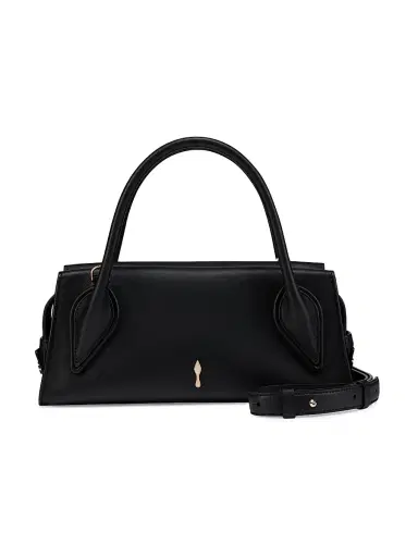 Christian Louboutin Women's Venus Leather Crossbody Bag - Black | Thumbnail 1 Christian Louboutin Women's Venus Leather Crossbody Bag - Black | Thumbnail 1