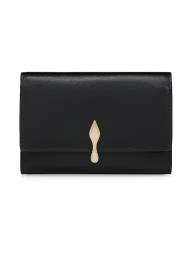 Christian Louboutin Women's Bettina Cardholder - Black | Thumbnail 1 Christian Louboutin Women's Bettina Cardholder - Black | Thumbnail 1