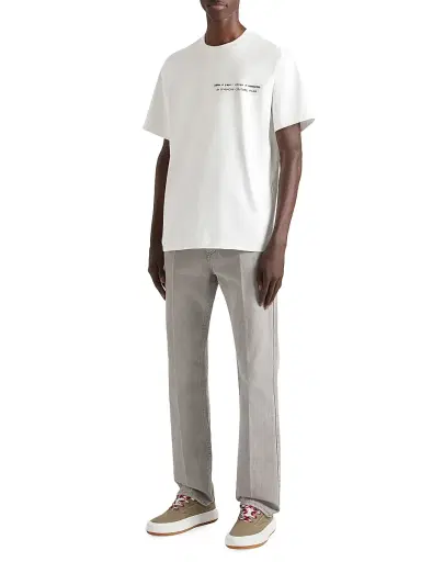Givenchy Men's T-Shirt in Cotton with Archives Print - Ivory - Size XXL | Thumbnail 2 Givenchy Men's T-Shirt in Cotton with Archives Print - Ivory - Size XXL | Thumbnail 2
