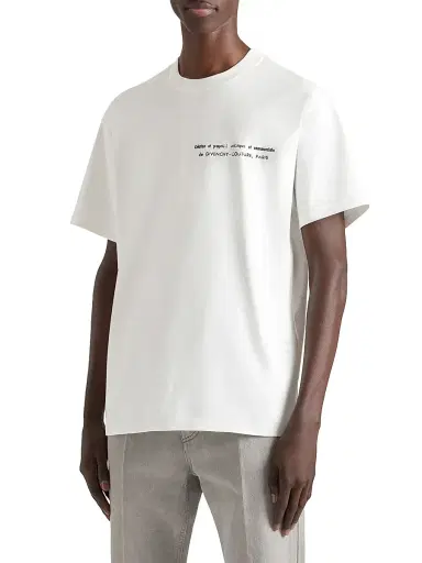 Givenchy Men's T-Shirt in Cotton with Archives Print - Ivory - Size XXL | Thumbnail 4 Givenchy Men's T-Shirt in Cotton with Archives Print - Ivory - Size XXL | Thumbnail 4