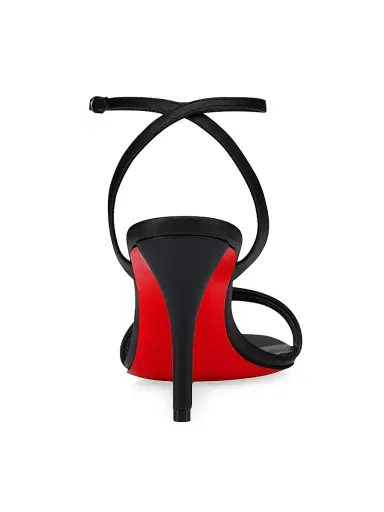 Christian Louboutin Women's Miss Z 80MM Leather Sandals - Black - Size 11 | Thumbnail 3 Christian Louboutin Women's Miss Z 80MM Leather Sandals - Black - Size 11 | Thumbnail 3