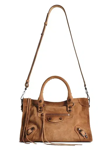 Balenciaga Women's Le City Bag Crossbody Bag - Camel | Thumbnail 7 Balenciaga Women's Le City Bag Crossbody Bag - Camel | Thumbnail 7