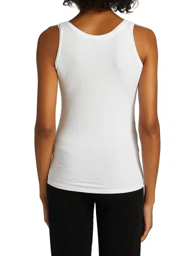 MAJESTIC FILATURES Women's Soft Touch Scoop-Neck Tank - Blanc - Size Large | Thumbnail 5 MAJESTIC FILATURES Women's Soft Touch Scoop-Neck Tank - Blanc - Size Large | Thumbnail 5