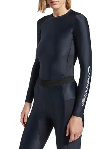 Balenciaga Women's Long Sleeve Fitted Top - Black | Thumbnail 3 Balenciaga Women's Long Sleeve Fitted Top - Black | Thumbnail 3