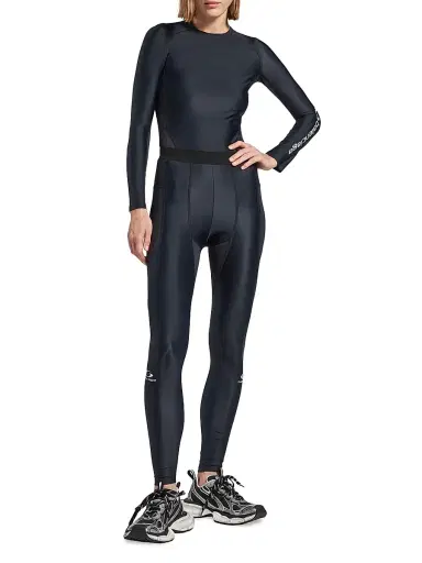 Balenciaga Women's Long Sleeve Fitted Top - Black | Thumbnail 7 Balenciaga Women's Long Sleeve Fitted Top - Black | Thumbnail 7