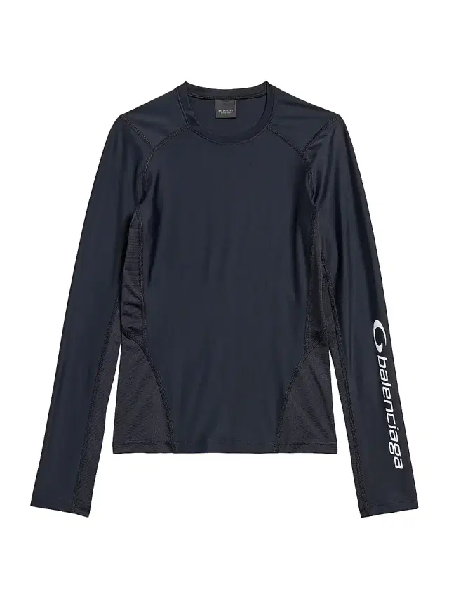 Women's Long Sleeve Fitted Top - Black Women's Long Sleeve Fitted Top - Black