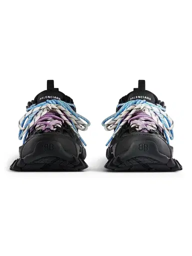 Balenciaga Women's Track Trail Laces Sneaker - Black Multicolor | Thumbnail 4 Balenciaga Women's Track Trail Laces Sneaker - Black Multicolor | Thumbnail 4
