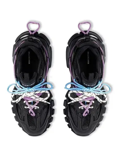 Balenciaga Women's Track Trail Laces Sneaker - Black Multicolor | Thumbnail 6 Balenciaga Women's Track Trail Laces Sneaker - Black Multicolor | Thumbnail 6