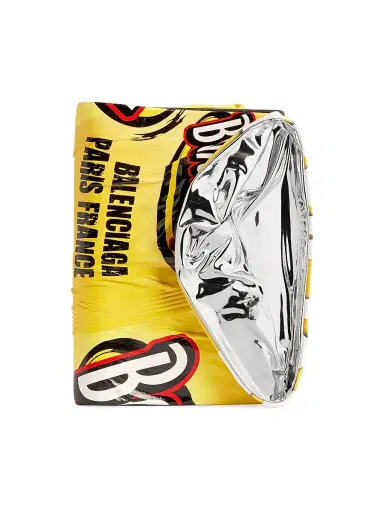 Balenciaga Chips Passport Holder - Yellow | Thumbnail 1 Balenciaga Chips Passport Holder - Yellow | Thumbnail 1