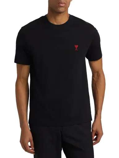 AMI PARIS Men's Ami De Coeur Rouge T-Shirt - Noir - Size XL | Thumbnail 3 AMI PARIS Men's Ami De Coeur Rouge T-Shirt - Noir - Size XL | Thumbnail 3