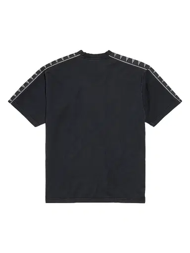 Balenciaga Men's Stripe T-shirt Medium Fit - Faded Black | Thumbnail 2 Balenciaga Men's Stripe T-shirt Medium Fit - Faded Black | Thumbnail 2
