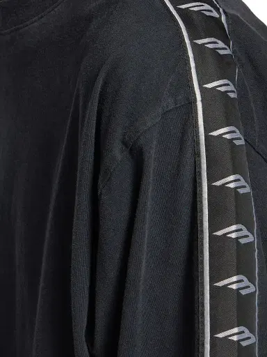Balenciaga Men's Stripe T-shirt Medium Fit - Faded Black | Thumbnail 6 Balenciaga Men's Stripe T-shirt Medium Fit - Faded Black | Thumbnail 6