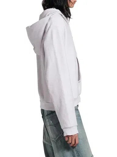 Balenciaga Women's Back Zip-Up Hoodie Regular Fit - White | Thumbnail 3 Balenciaga Women's Back Zip-Up Hoodie Regular Fit - White | Thumbnail 3
