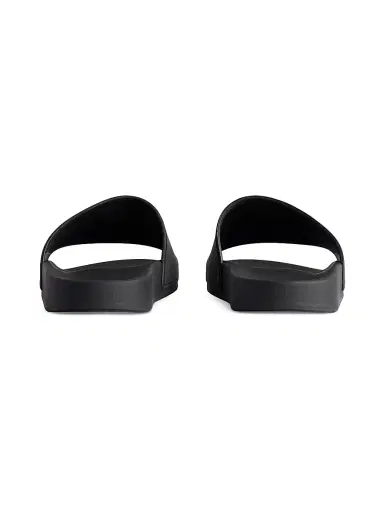 Balenciaga Men's Pool Slide Sandals - Black | Thumbnail 3 Balenciaga Men's Pool Slide Sandals - Black | Thumbnail 3
