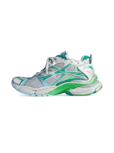 Balenciaga Men's Runner Gradient Sneakers - Grey Green Blue - Size 14 | Thumbnail 4 Balenciaga Men's Runner Gradient Sneakers - Grey Green Blue - Size 14 | Thumbnail 4