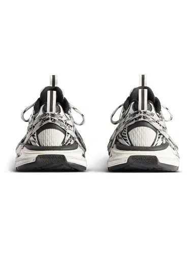 Balenciaga Men's 3XL Extreme Laces Logo Sneakers - White Black | Thumbnail 3 Balenciaga Men's 3XL Extreme Laces Logo Sneakers - White Black | Thumbnail 3