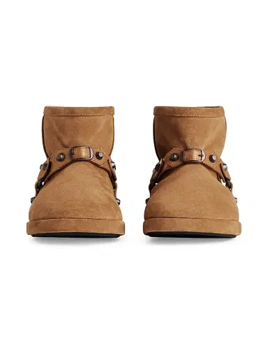 Balenciaga Women's Alaska Soft Booties - Camel | Thumbnail 2 Balenciaga Women's Alaska Soft Booties - Camel | Thumbnail 2