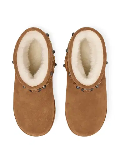Balenciaga Women's Alaska Soft Booties - Camel | Thumbnail 4 Balenciaga Women's Alaska Soft Booties - Camel | Thumbnail 4