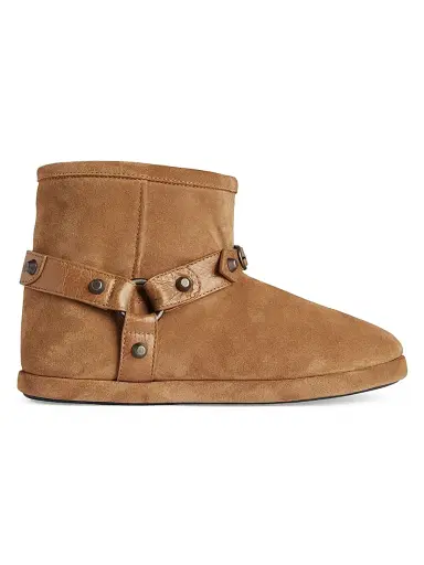 Balenciaga Women's Alaska Soft Booties - Camel | Thumbnail 1 Balenciaga Women's Alaska Soft Booties - Camel | Thumbnail 1