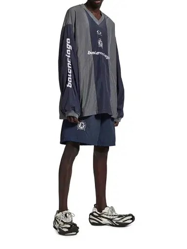 Balenciaga Men's Soleless Sneakers - Black White Silver | Thumbnail 8 Balenciaga Men's Soleless Sneakers - Black White Silver | Thumbnail 8