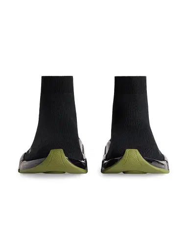 Balenciaga Men's Speed 2.0 Full Clear Sole Knit Sneakers - Black Khaki - Size 12 | Thumbnail 3 Balenciaga Men's Speed 2.0 Full Clear Sole Knit Sneakers - Black Khaki - Size 12 | Thumbnail 3
