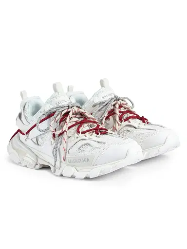 Balenciaga Women's Track Trail Laces Sneaker - Red Multicolor | Thumbnail 2 Balenciaga Women's Track Trail Laces Sneaker - Red Multicolor | Thumbnail 2